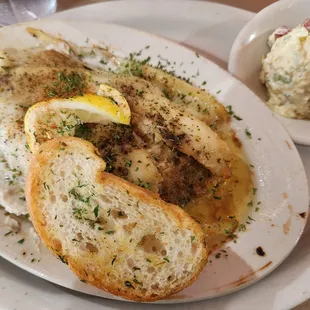 Stuffed trout lunch special