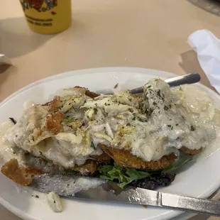 Fried green tomatoes