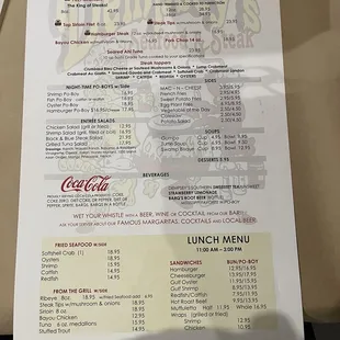 February 2022 Menu Back