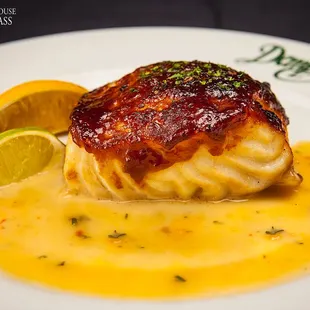 a plate of food on a table