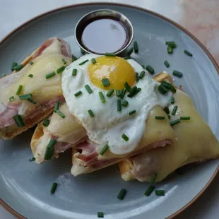 Ham &amp; Havarti Waffle