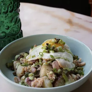 New favorite! Our smoked salmon hash with herbed sour cream