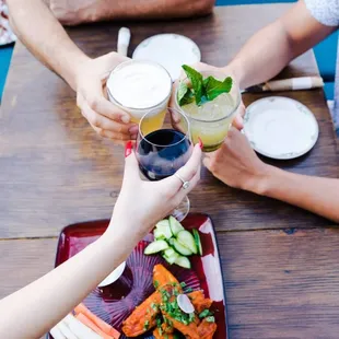 Happy Hour on the patio!