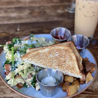 SPINACH & BACON SCRAMBLE