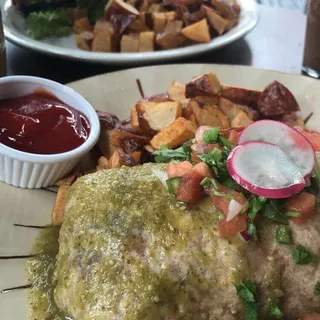 SAUCY VEGAN CHICKEN BURRITO