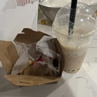 Terrible Boba and food.