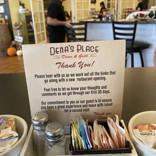 How thoughtful Dena W. . . .Such appreciation for a potential/customer!
