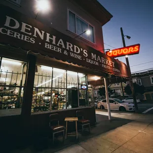 the outside of the store