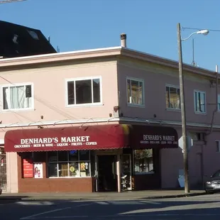 the corner of the street