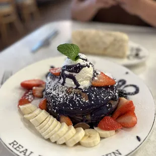 Ube Pancakes &amp; Big Daddy Burrito