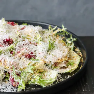 Kohlrabi and Chicory Caesar