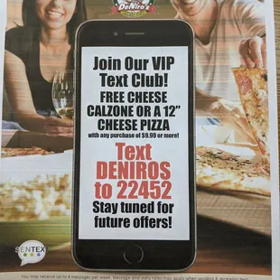 I got a free calzone! The best wings in Baltimore County. The calzone was awesome too!  I  definitely recommend this place!