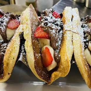 Pancake Fruit Taco