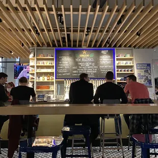 people sitting at the bar