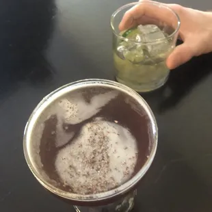 Espresso martini!! (Forefront). Espolon single in the back.