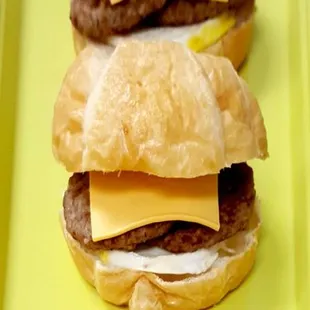 Sausage  egg &amp; cheese croissant