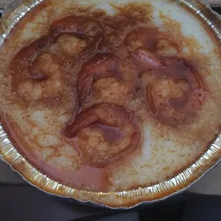 Shrimp and Grits ($8.60) haven't taken a bite yet but it's smells delicious!