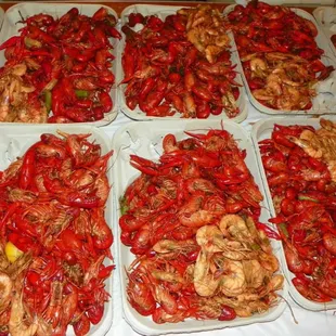 On site crawfish &amp; shrimp boil