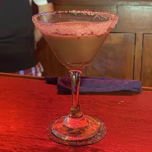 Peppermint martini