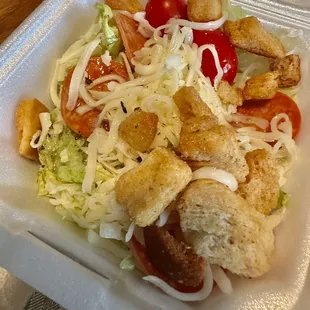 House salad with house dressing