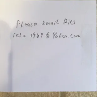 Here is our email for quotes rela1969@yahoo.com