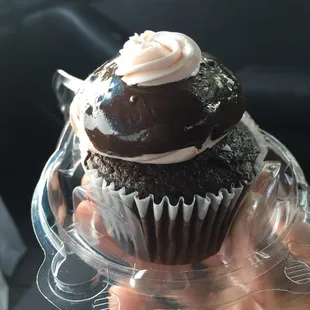 Choclate Raspberry Cupcake