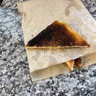 Burned toast.
