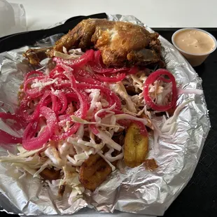 Pollo Con Tajada