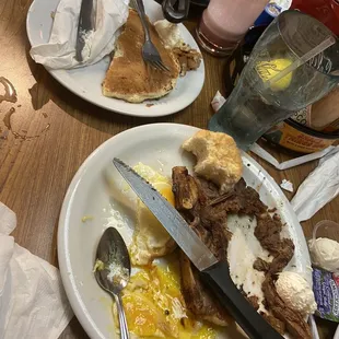 a plate of food on a table