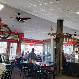 Dining room with lots to look at!