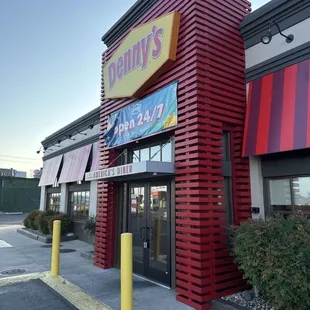 the front of the restaurant