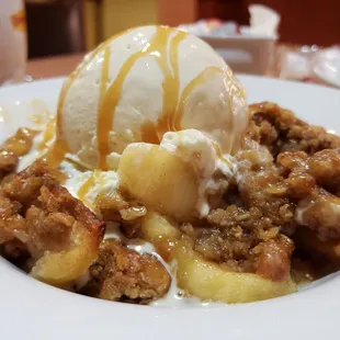 Hot apple fritter... best decision ever!!