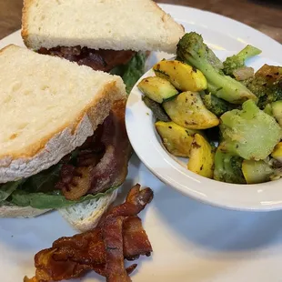 BLT &amp; Grilled Veggies