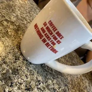 The mug says it all!!