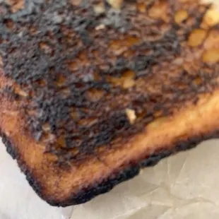 Burnt toast