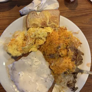 Country Fried Steak &amp; Eggs