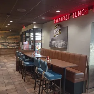 Looks great since they just renovated the inside of the place!