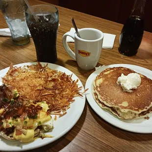 Full order English muffins plus pan cakes