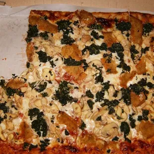 Sicilian: Garlic, Eggplant, Spinach, and Mushrooms