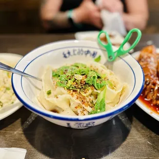 Fried rice, dial noodles, dragon eggplant