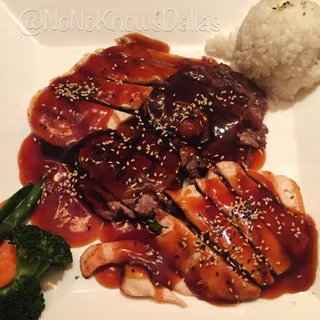 Chicken & Ribeye Steak Teriyaki Combo