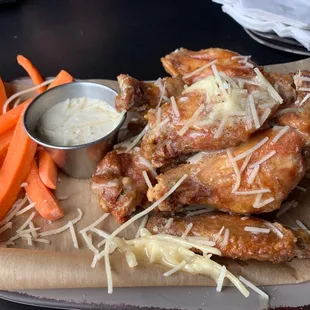 Garlic Parmesan wings