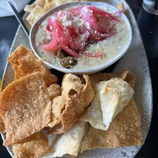 Brisket queso----yum!