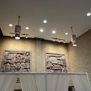 Entryway to the reception hall .