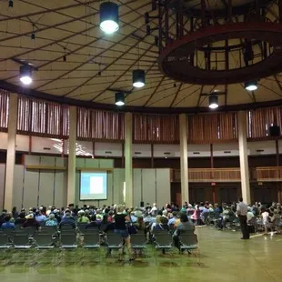 inside "Rotunda," set up conference / presentation style (not my pic, found online)