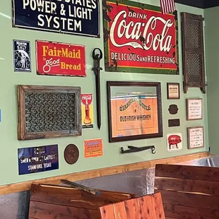 the interior of the restaurant