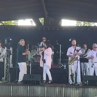 Canta Rhythm &amp; Brass playing now!