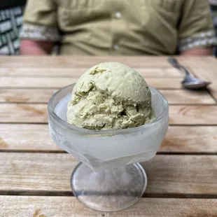 Pistachio gelato