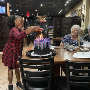 There was also a birthday celebration!