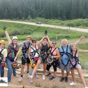 Our team of survivors!! We had a three generation family with us! How cool is that??